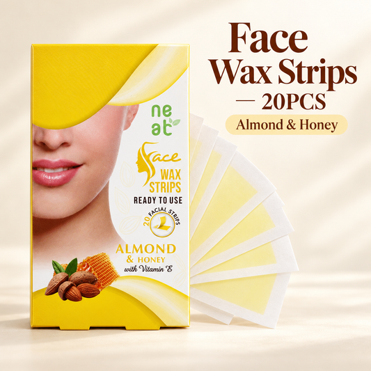 Sweetface Face Wax Strips 20 Pcs – Almond & Honey