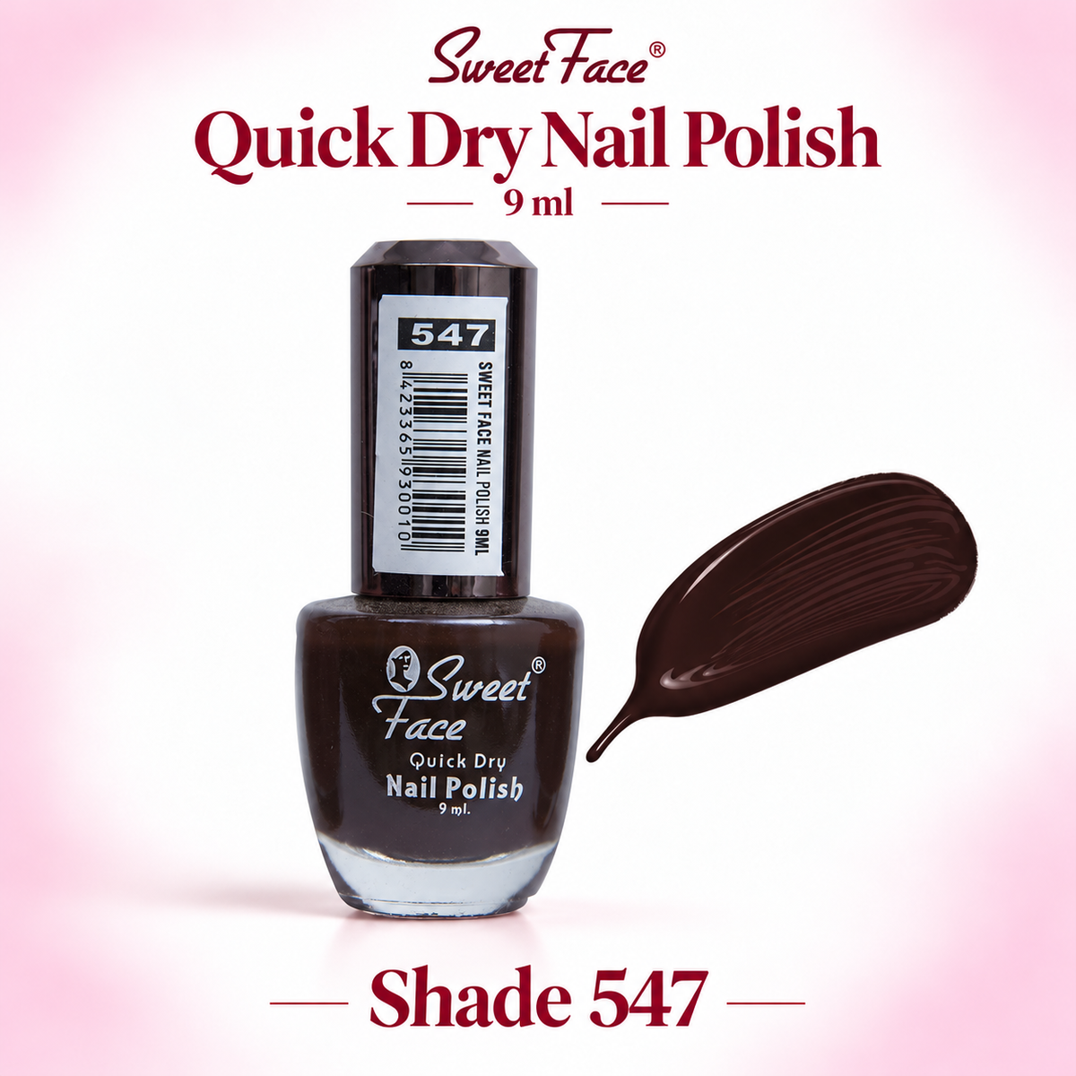 Sweetface Quick Dry Nail Polish 9ml – Shade 547
