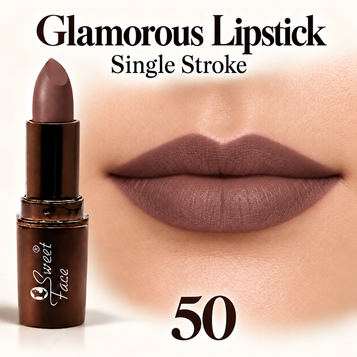 Sweetface Glamorous Lipstick – Shade 50