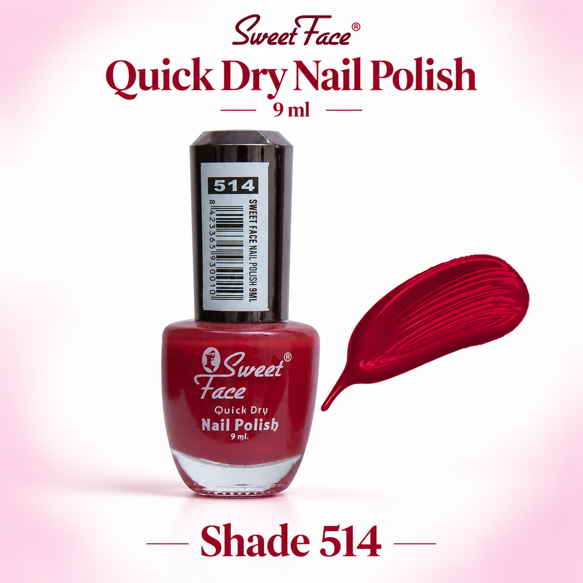 Sweetface Quick Dry Nail Polish 9ml – Shade 514