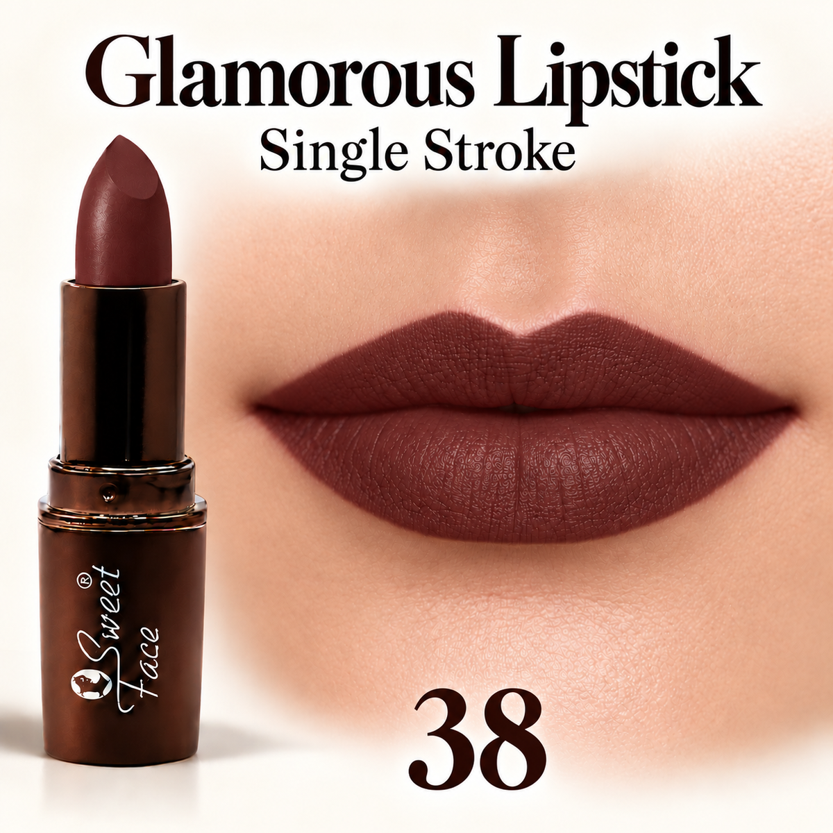 Sweetface Glamorous Lipstick – Shade 38