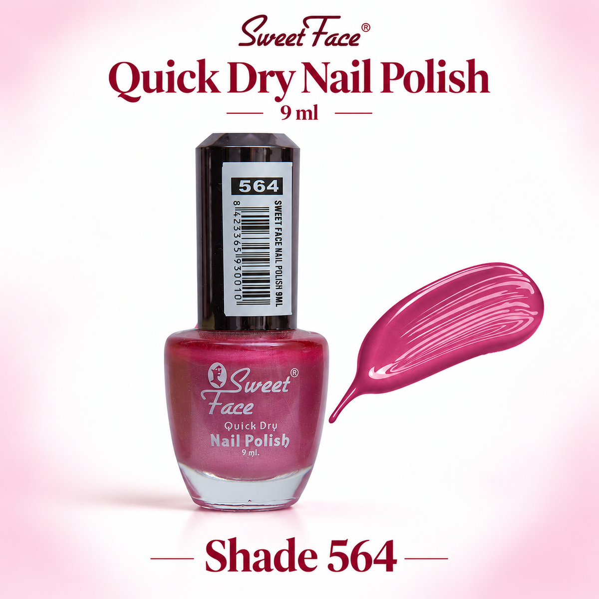 Sweetface Quick Dry Nail Polish 9ml – Shade 564