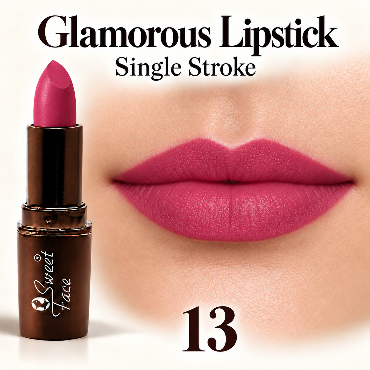 Sweetface Glamorous Lipstick – Shade 13