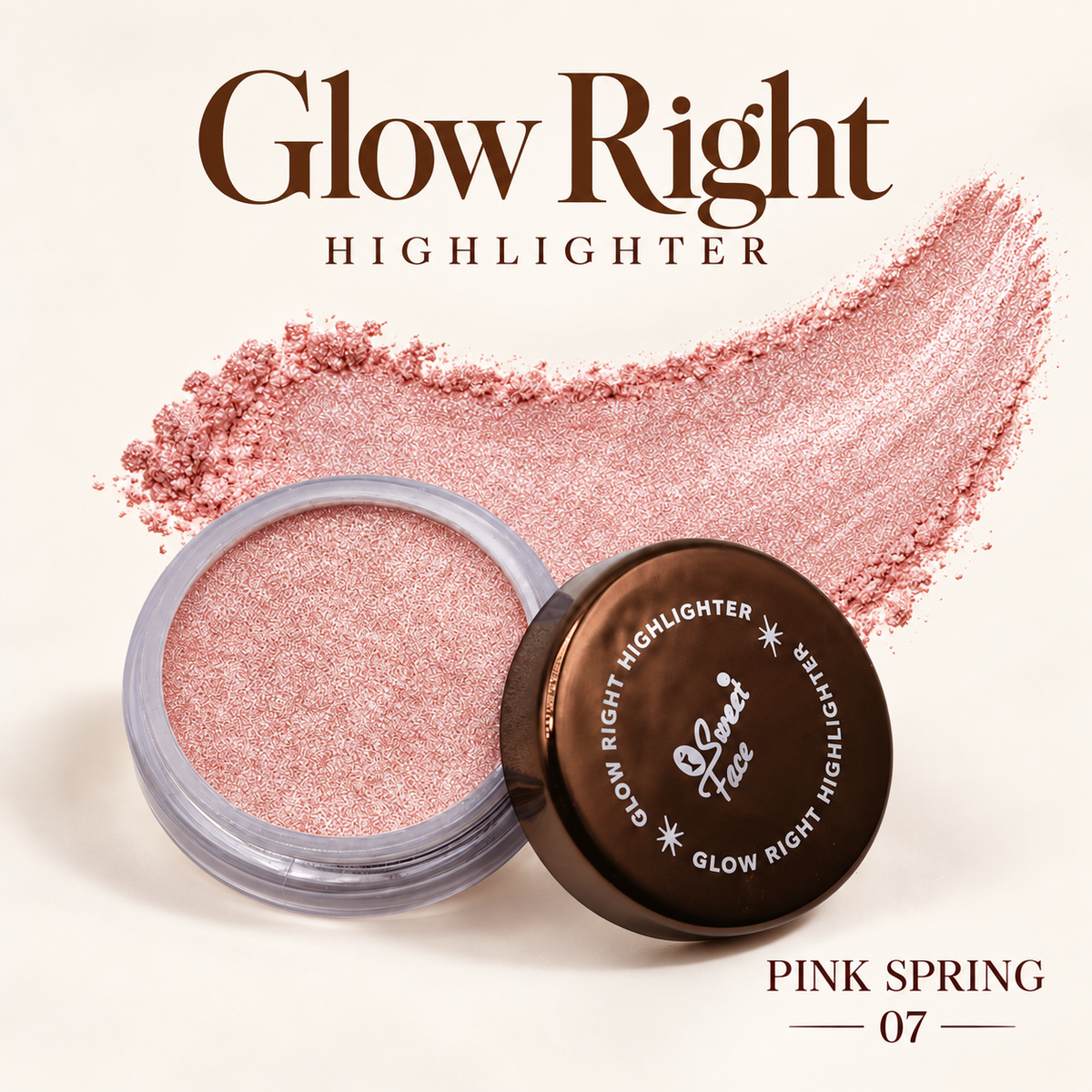 Sweetface Glow Right Highlighter – 07 Pink Spring