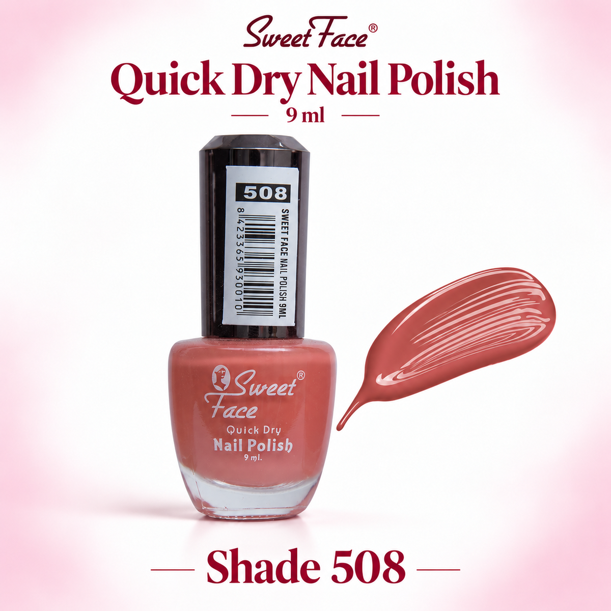 Sweetface Quick Dry Nail Polish 9ml – Shade 508