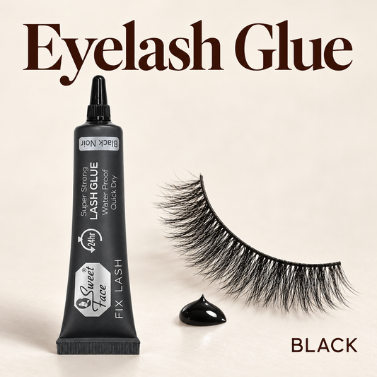 Sweetface Eyelash Glue – Latex-Free Lash Adhesive – Black
