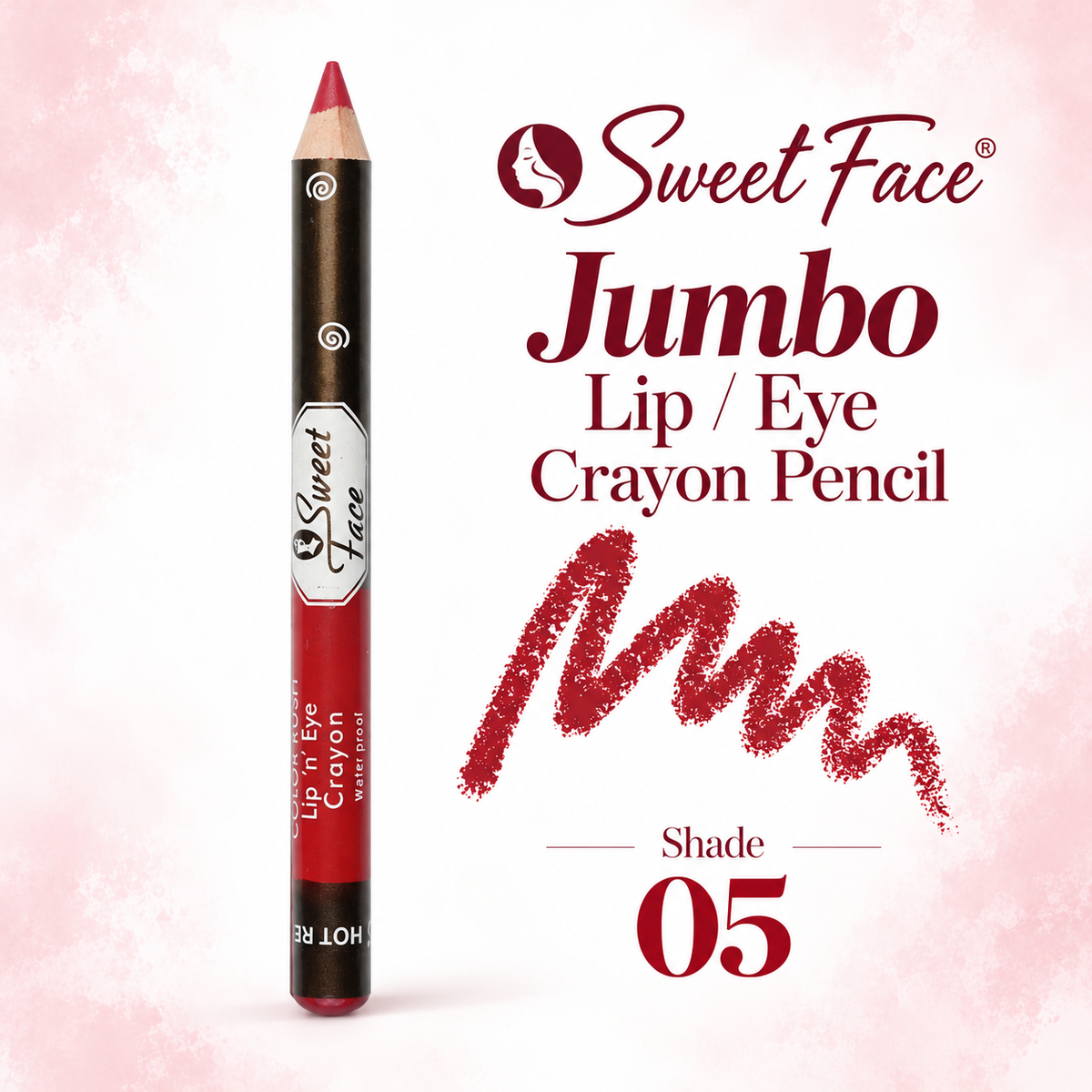 Sweetface Jumbo Lip/Eye Crayon Pencil – Shade 05