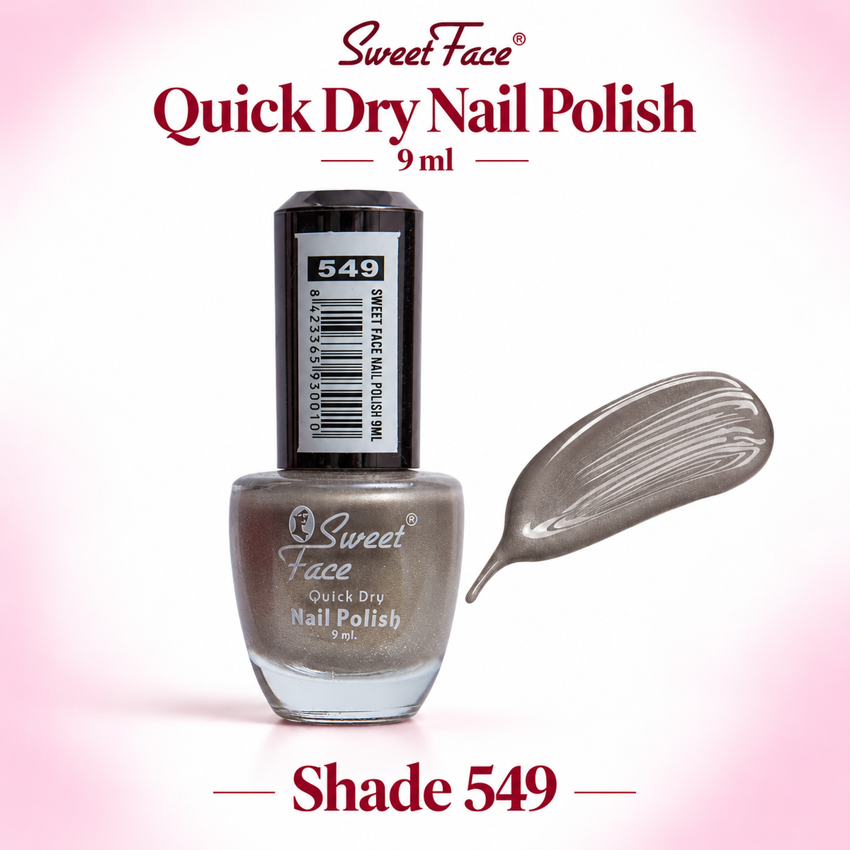 Sweetface Quick Dry Nail Polish 9ml – Shade 549