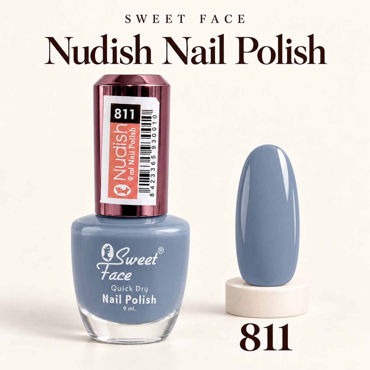 Sweetface Nudish Nail Polish – Shade 811