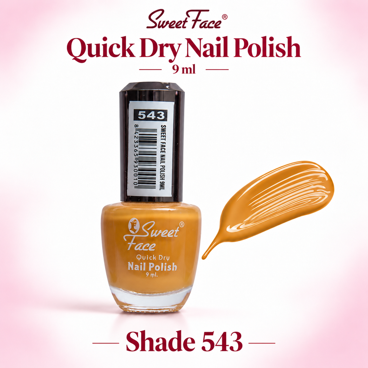 Sweetface Quick Dry Nail Polish 9ml – Shade 543