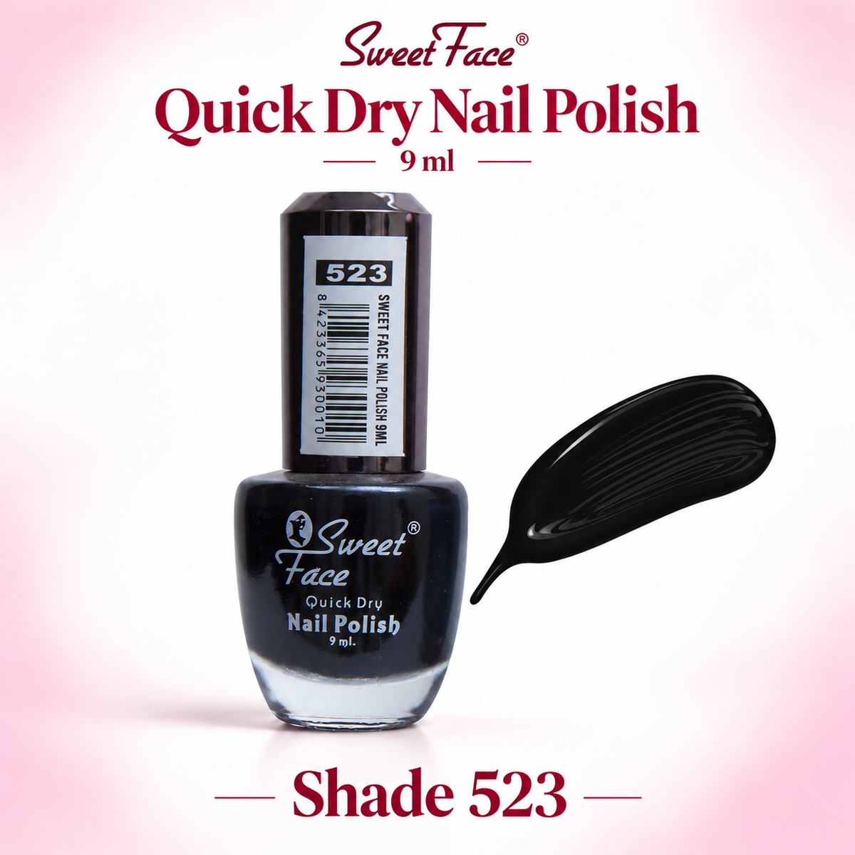 Sweetface Quick Dry Nail Polish 9ml – Shade 523