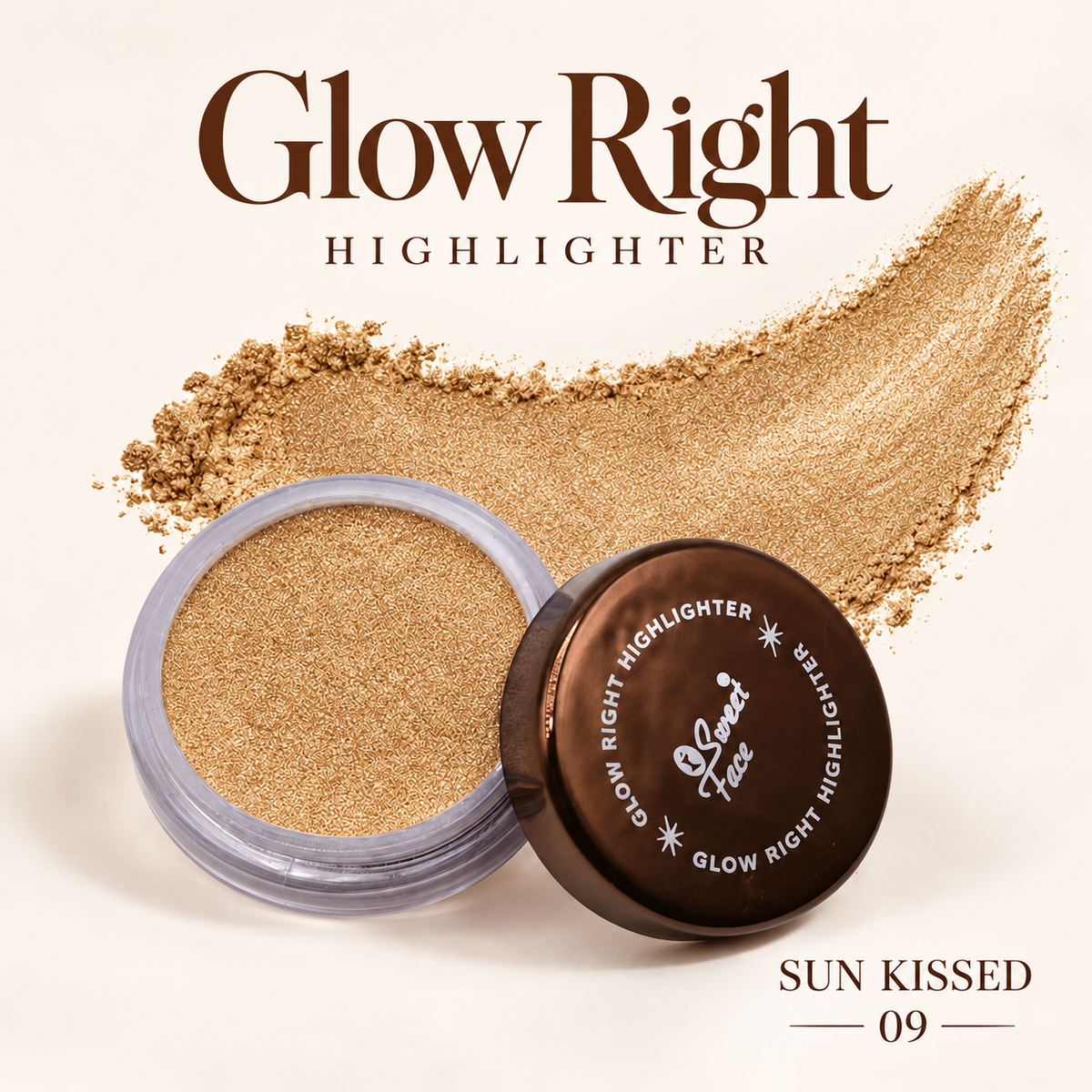 Sweetface Glow Right Highlighter – 09 Sun Kissed