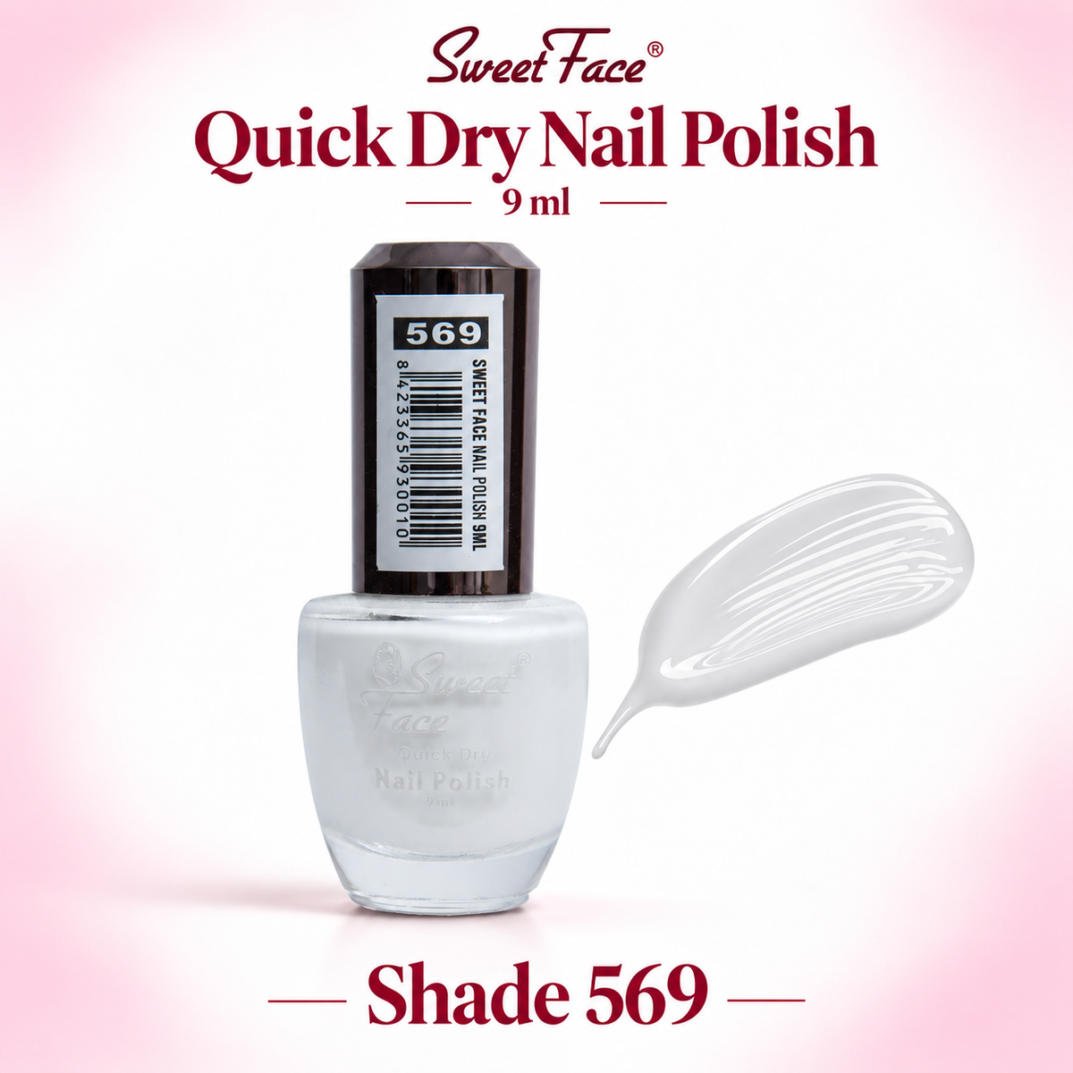 Sweetface Quick Dry Nail Polish 9ml – Shade 569