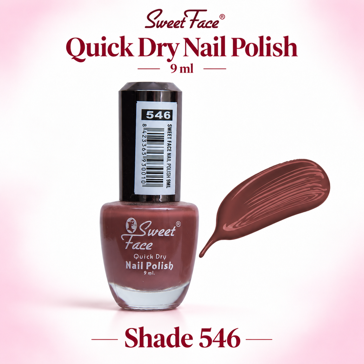 Sweetface Quick Dry Nail Polish 9ml – Shade 546