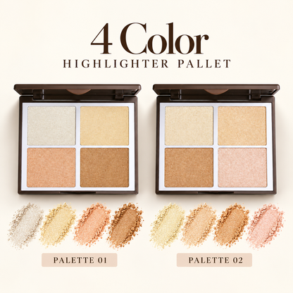 Sweetface 4 Color Highlighter Palette