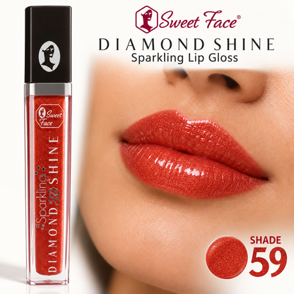 Sweetface Sparkling Diamond Shine Lip Gloss – Shade 59