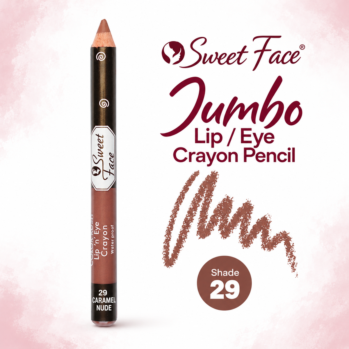 Sweetface Jumbo Lip/Eye Crayon Pencil – Shade 29
