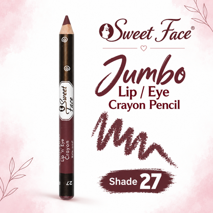 Sweetface Jumbo Lip/Eye Crayon Pencil – Shade 27