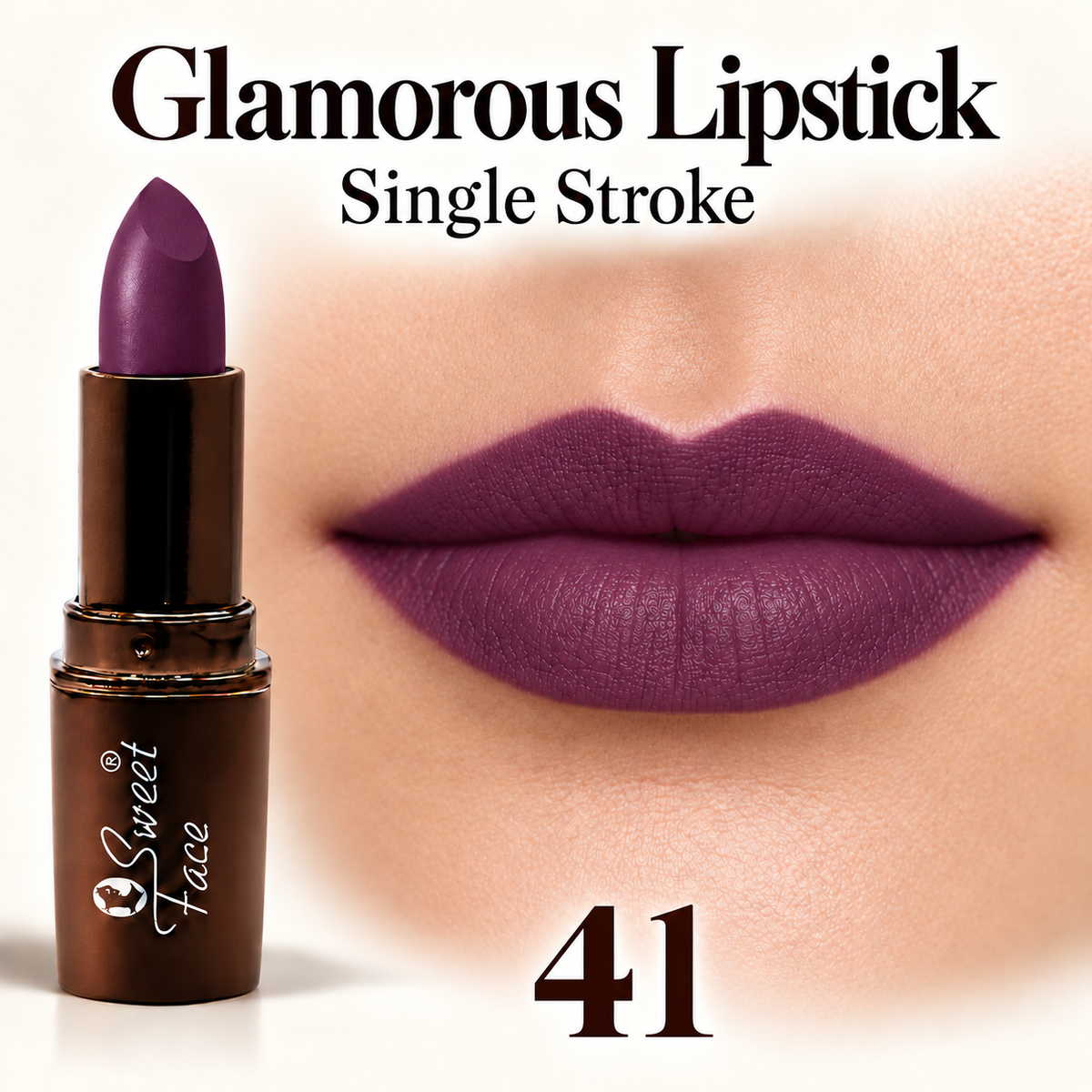 Sweetface Glamorous Lipstick – Shade 41
