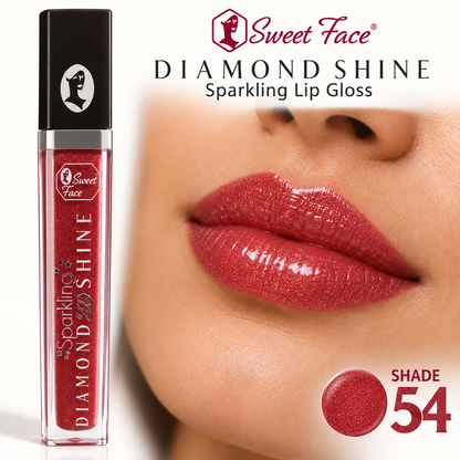 Sweetface Sparkling Diamond Shine Lip Gloss – Shade 54
