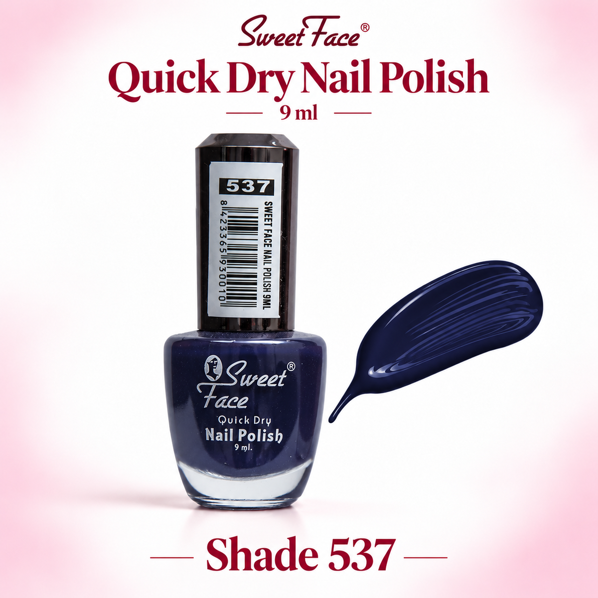 Sweetface Quick Dry Nail Polish 9ml – Shade 537