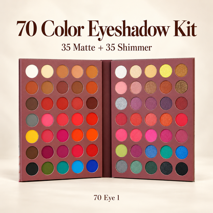 Sweetface 70 Color Matte & Shimmer Eyeshadow Kit