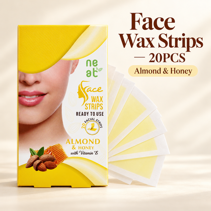 Sweetface Face Wax Strips 20 Pcs – Almond & Honey