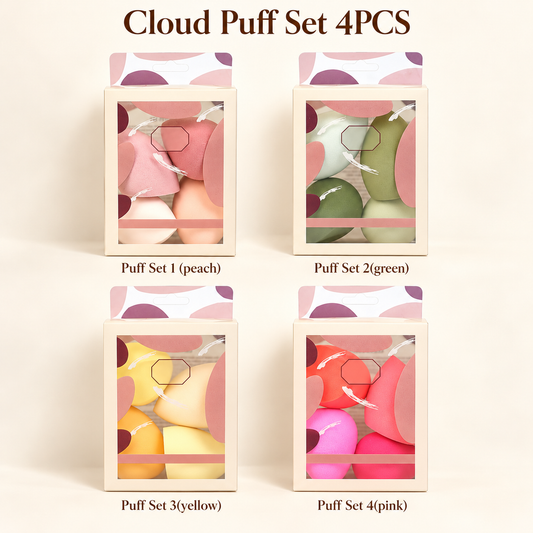 Sweetface Cloud Puff Set 4 Pcs