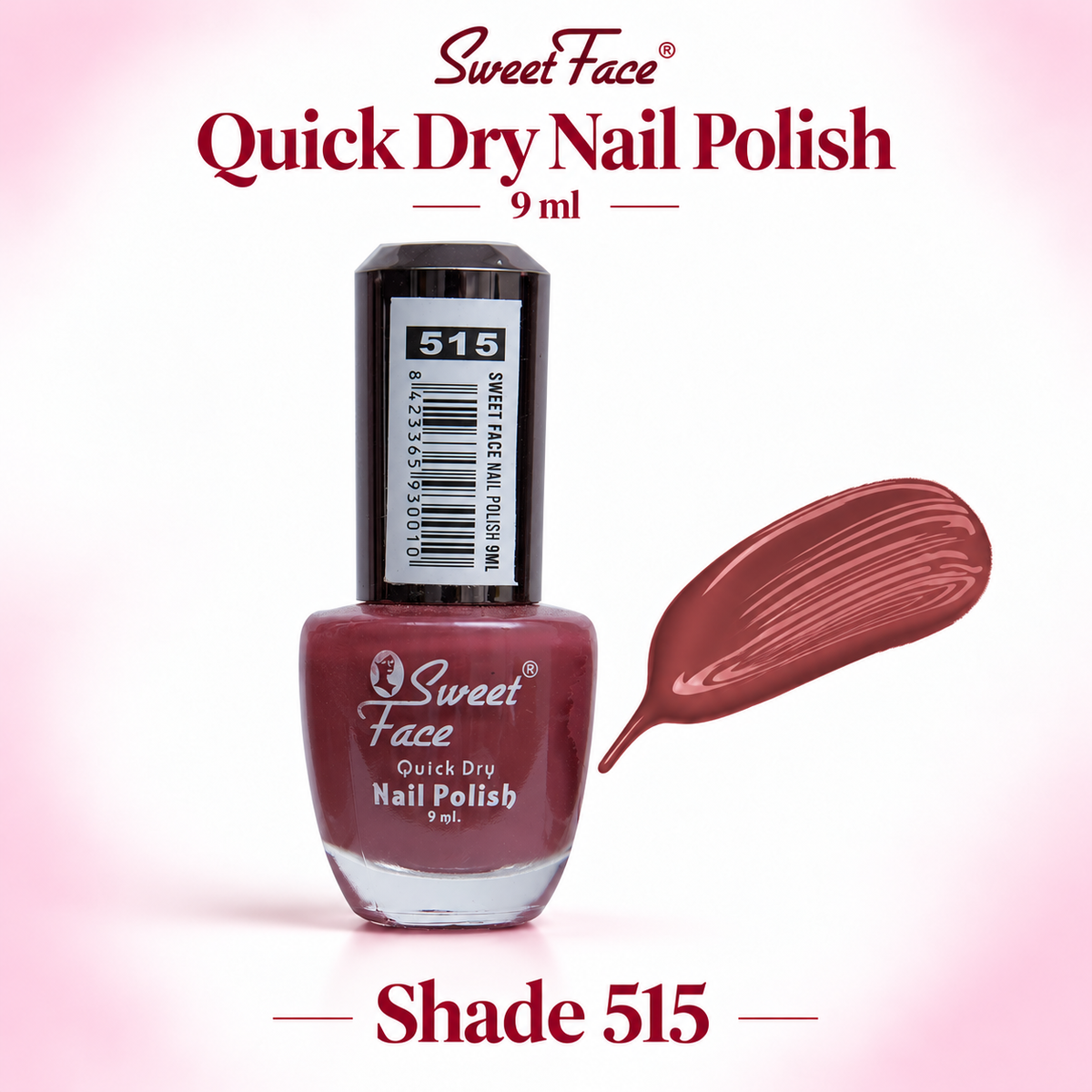 Sweetface Quick Dry Nail Polish 9ml – Shade 515