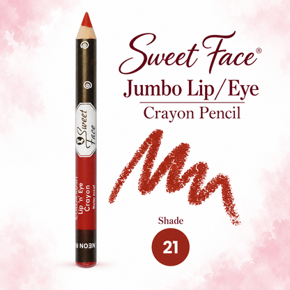 Sweetface Jumbo Lip/Eye Crayon Pencil – Shade 21