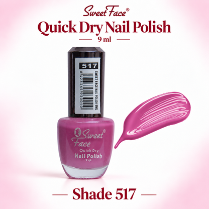 Sweetface Quick Dry Nail Polish 9ml – Shade 517