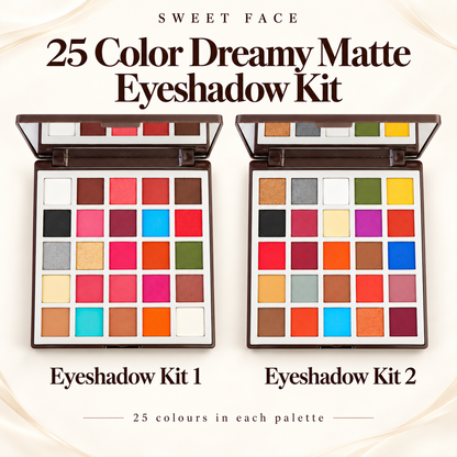 Sweetface 25 Color Dreamy Matte Eyeshadow Kit