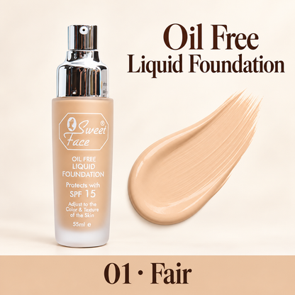 Sweetface Oil Free Liquid Foundation – 01 Fair