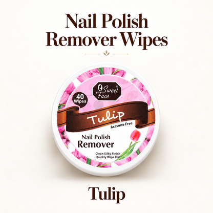 Sweetface Nail Polish Remover Wipes – Tulip