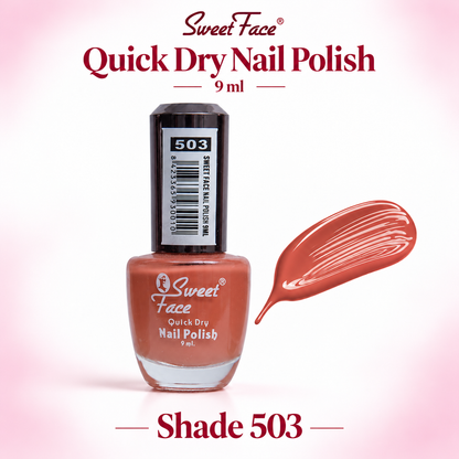 Sweetface Quick Dry Nail Polish 9ml – Shade 503