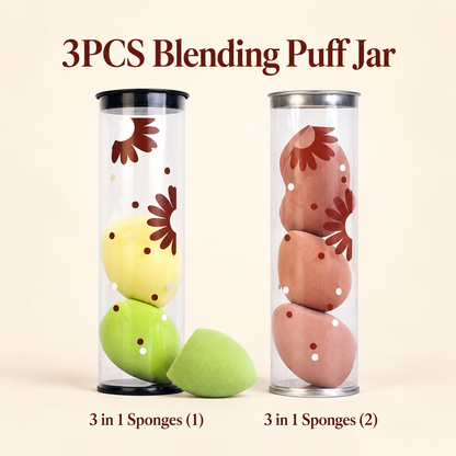 Sweetface 3 Pcs Blending Puff Jar