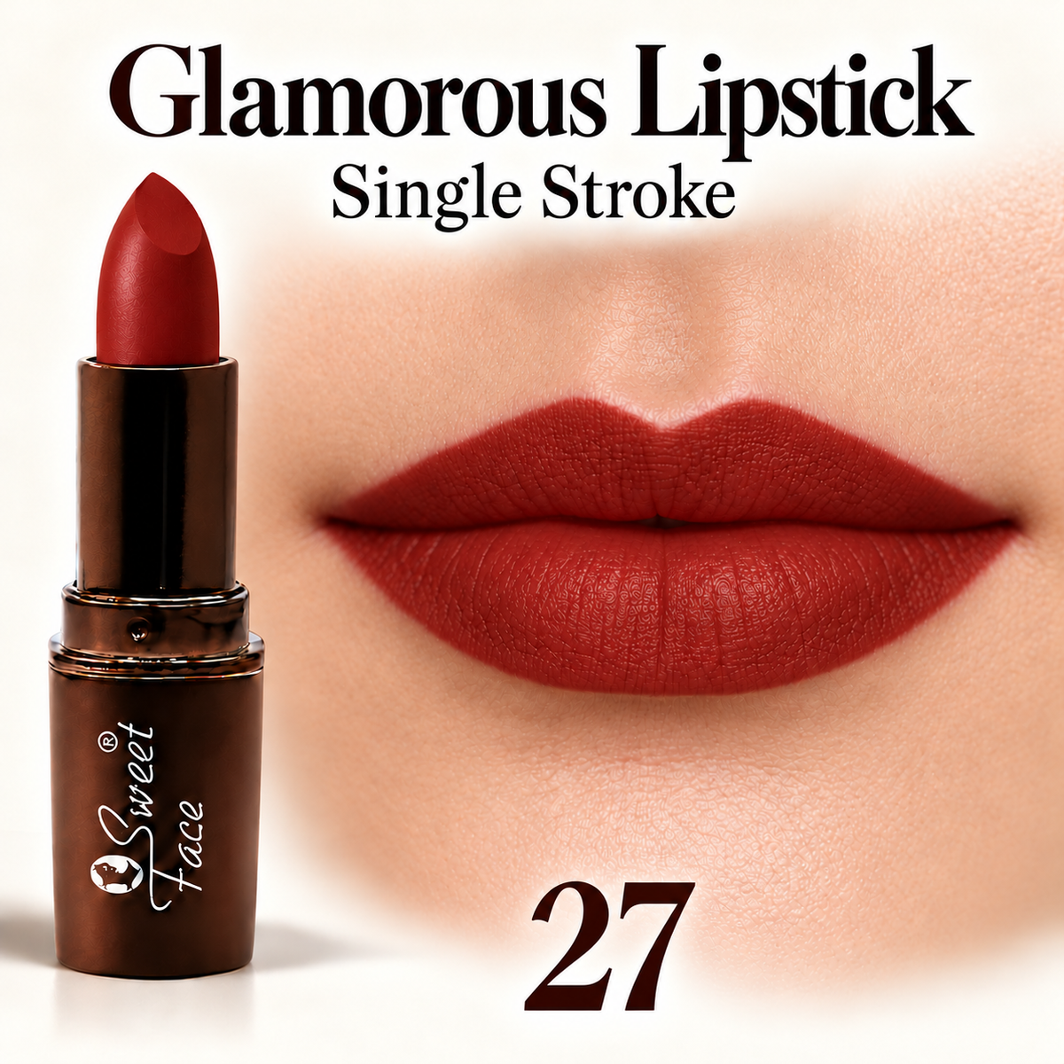 Sweetface Glamorous Lipstick – Shade 27