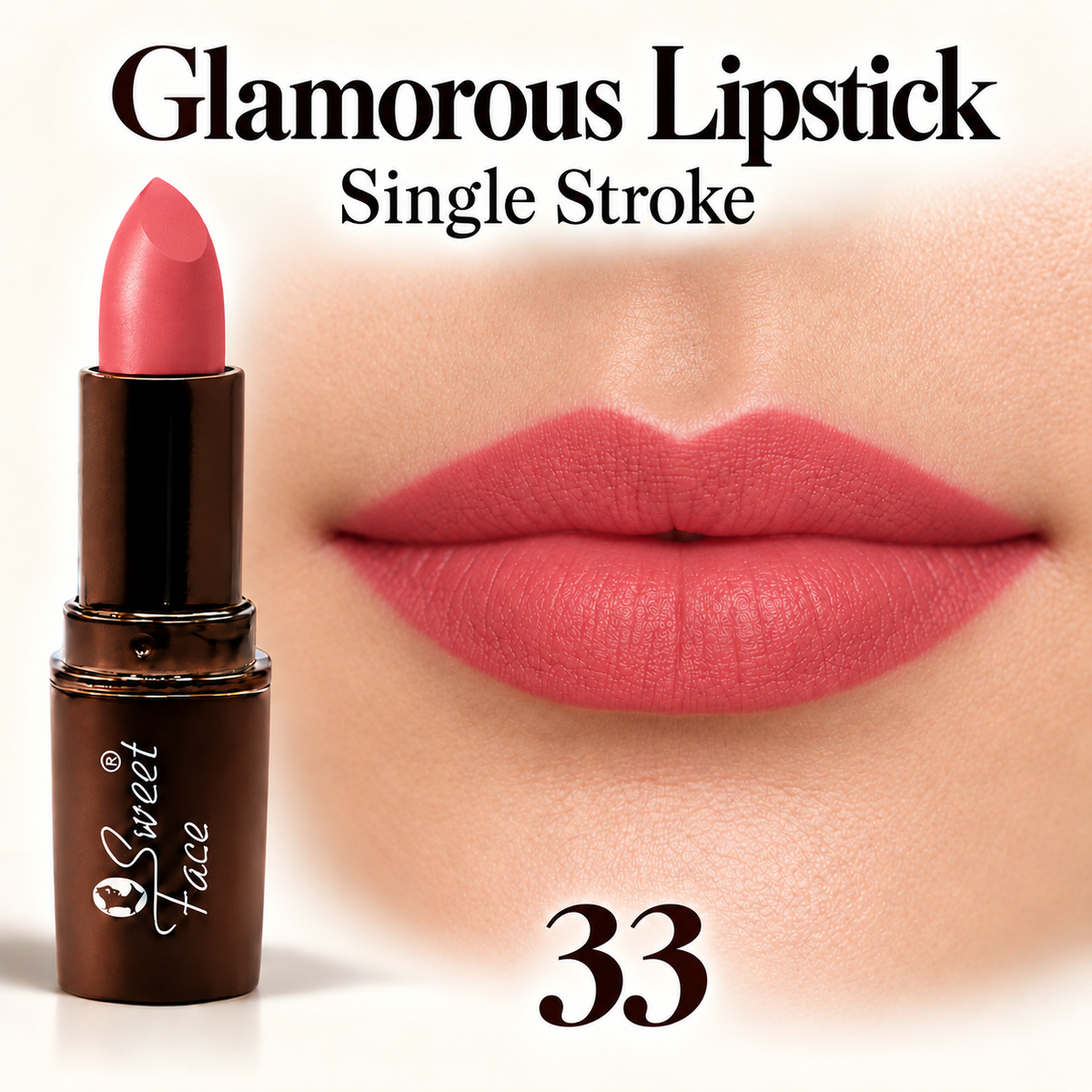 Sweetface Glamorous Lipstick – Shade 33