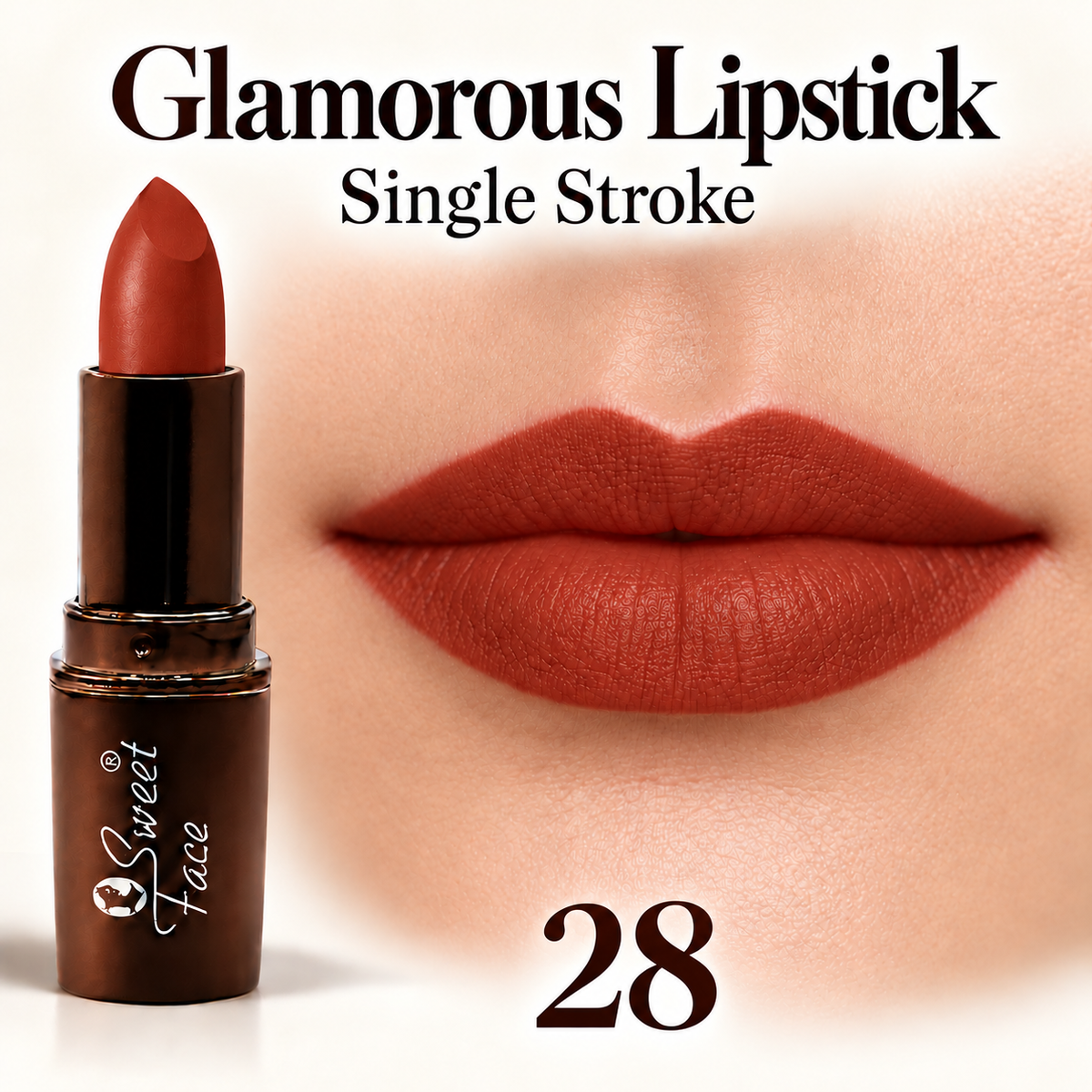 Sweetface Glamorous Lipstick – Shade 28