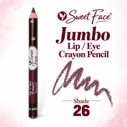 Sweetface Jumbo Lip/Eye Crayon Pencil – Shade 26