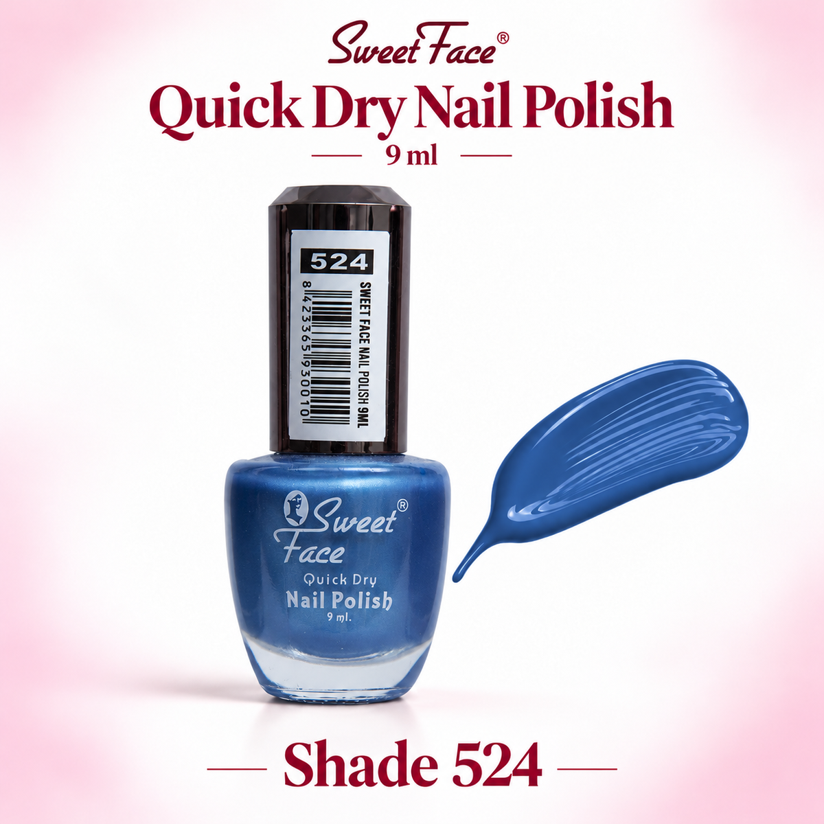 Sweetface Quick Dry Nail Polish 9ml – Shade 524