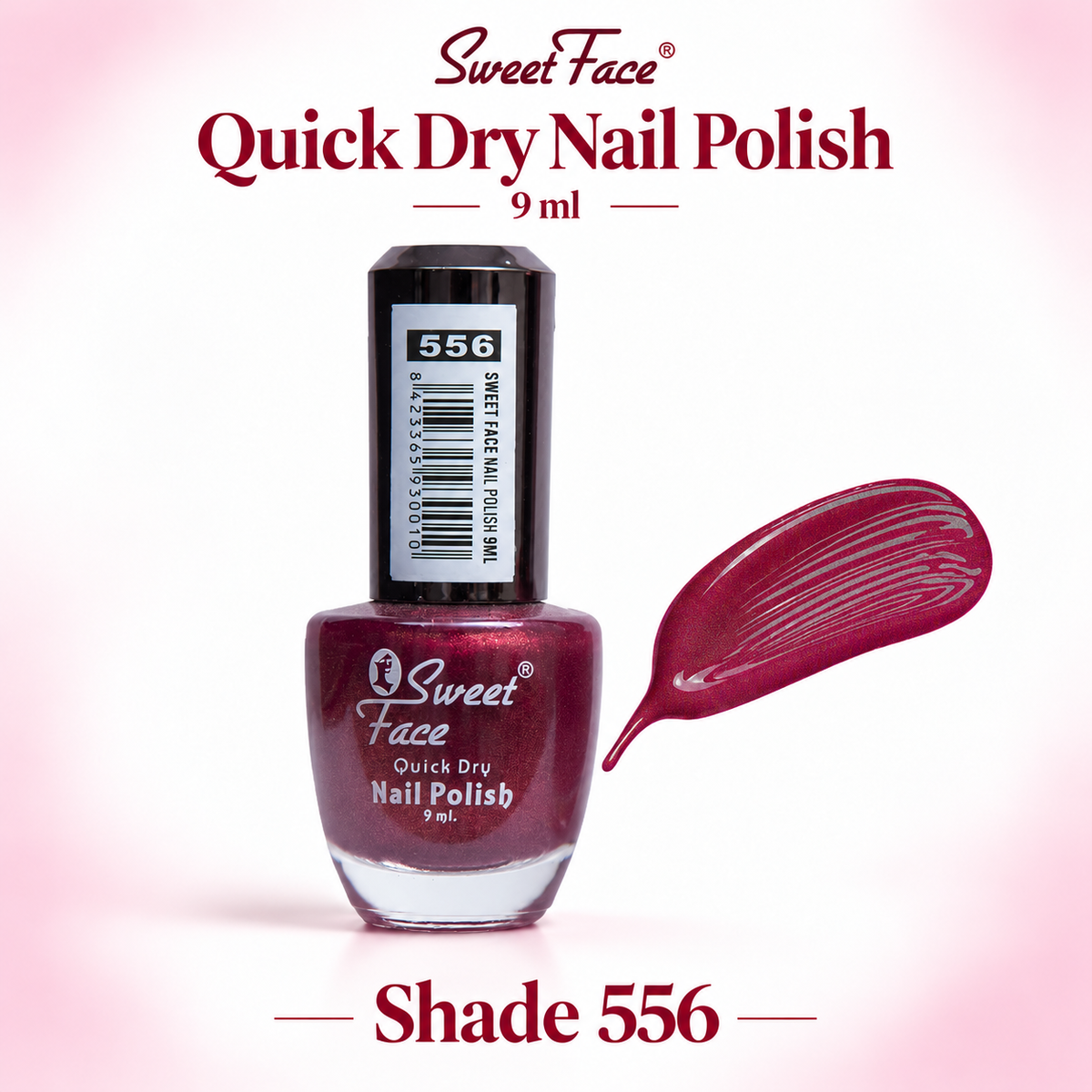 Sweetface Quick Dry Nail Polish 9ml – Shade 556