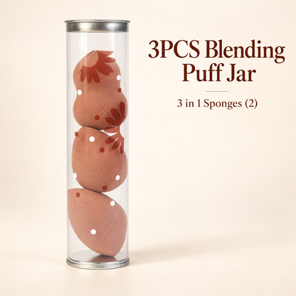 Sweetface 3 Pcs Blending Puff Jar – Set 2