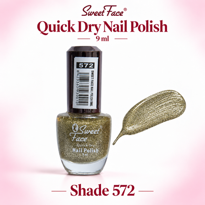 Sweetface Quick Dry Nail Polish 9ml – Shade 572