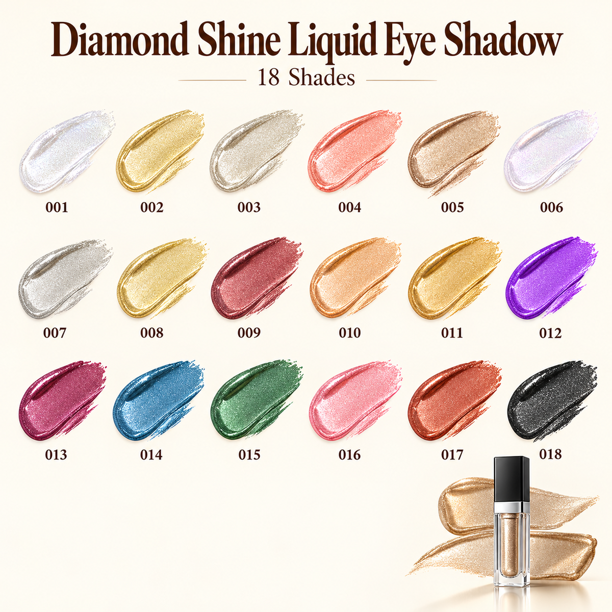 Sweetface Diamond Shine Liquid Eye Shadow