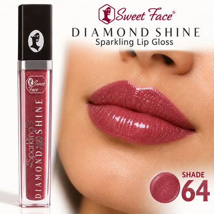 Sweetface Sparkling Diamond Shine Lip Gloss – Shade 64