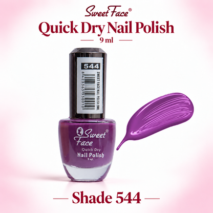 Sweetface Quick Dry Nail Polish 9ml – Shade 544