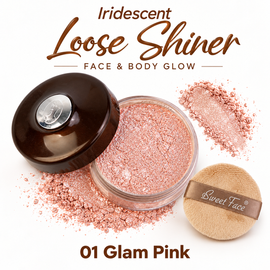 Sweetface Face & Body Glow Loose Shiner – 01 Glam Pink