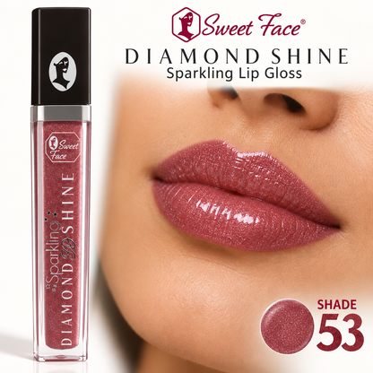 Sweetface Sparkling Diamond Shine Lip Gloss – Shade 53