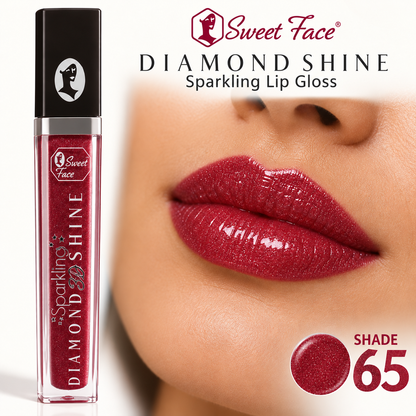 Sweetface Sparkling Diamond Shine Lip Gloss – Shade 65